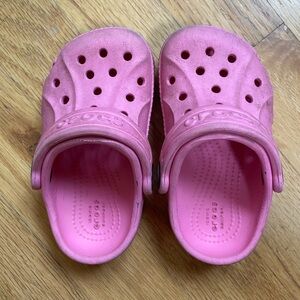 Pink Crocs